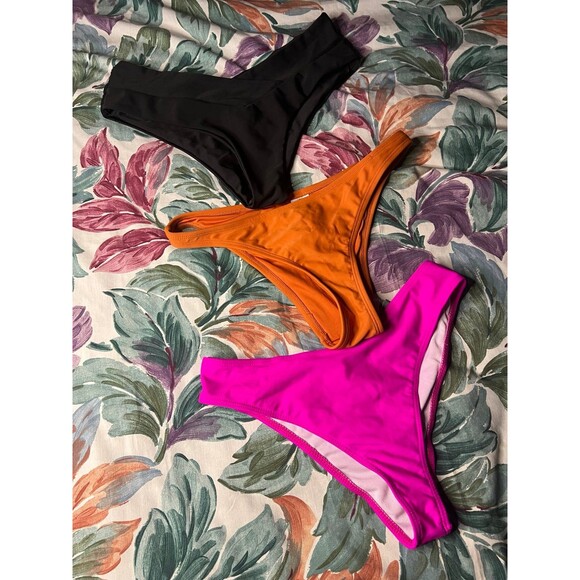 Other - Set of 3 Solid Bikini Bottoms